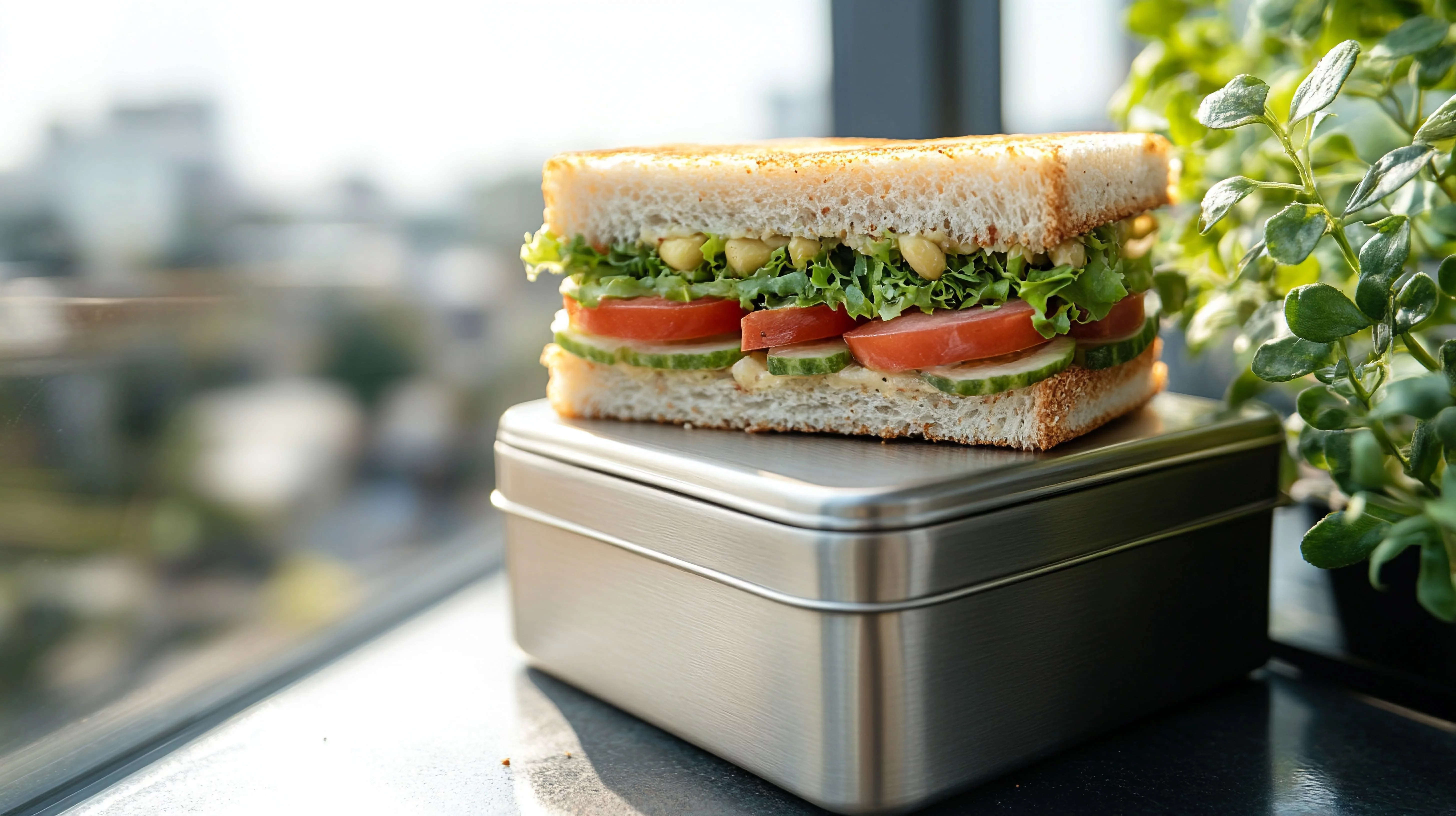 Lunch box en acier